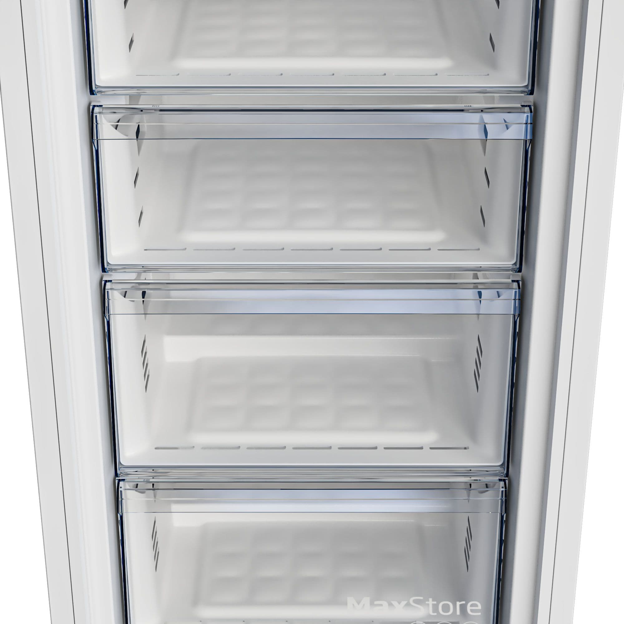 Beko RFNE278K32WN - מקפיא 6 מגירות בקו 220 ליטר No Frost בצבע לבן עם פעולה שקטה 38dB | יבואן רשמי-משלוח מהיר