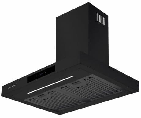 קולט אדים ארובה Lacasa LC1602BLK בצורת T בגודל 60 ס"מ - יבואן רשמי