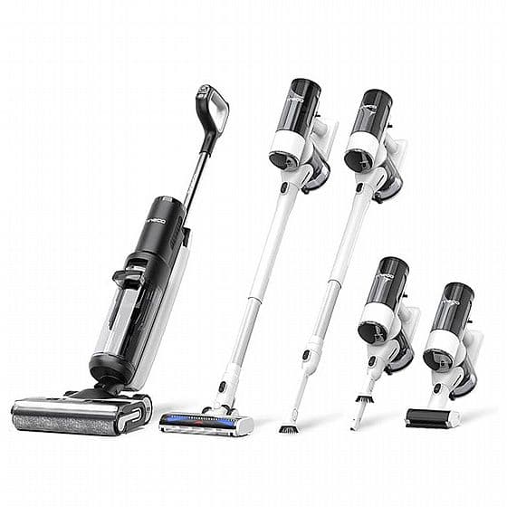 שואב שוטף רצפות אלחוטי Tineco Floor One S7 Switch עם שואב אבק 2 ב־1 עם חיווי קולי בעברית | יבואן רשמי