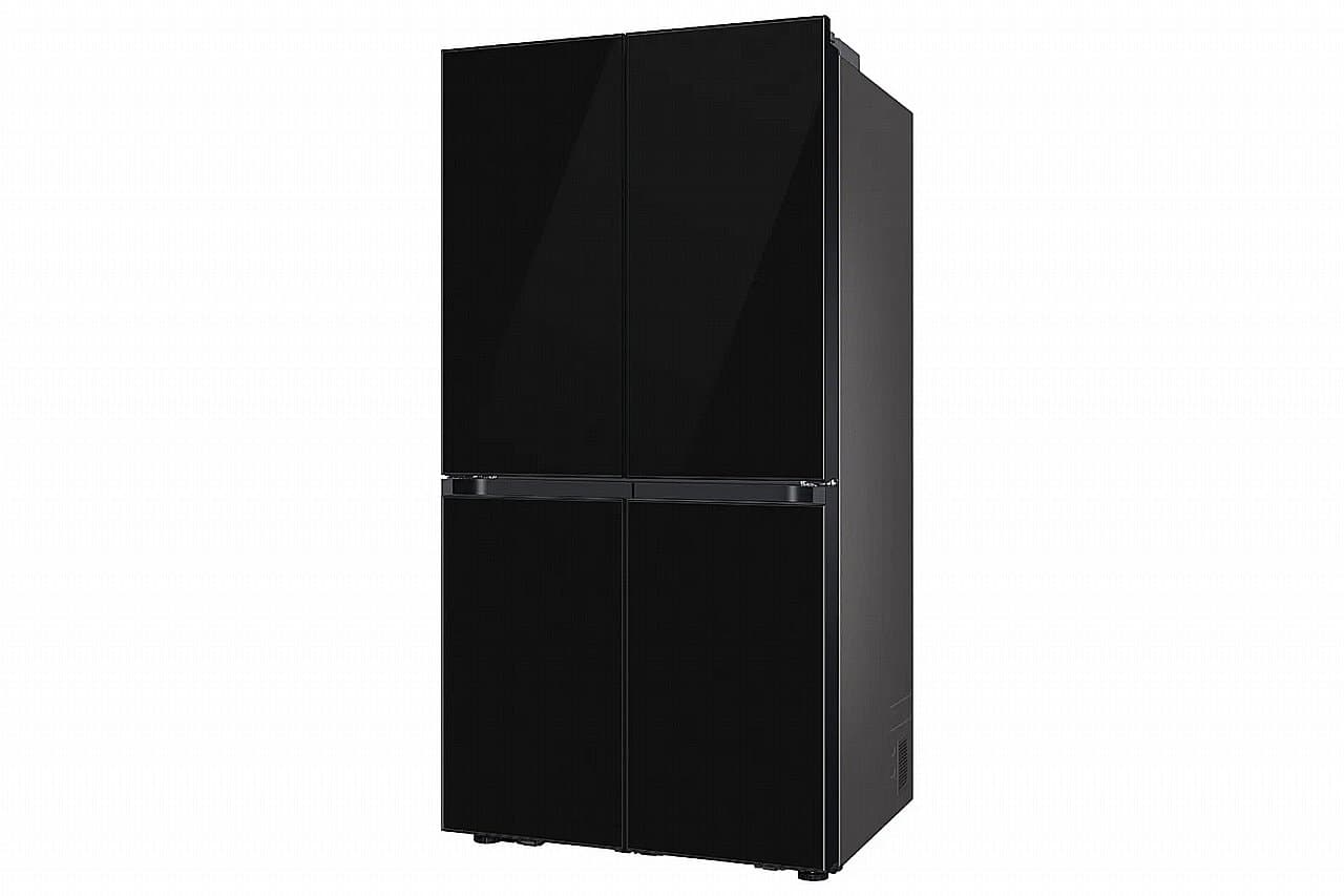 מקרר 4 דלתות מקפיא תחתון 852 ליטר Samsung RF88DB9623BK BESPOKE זכוכית שחורה - יבואן רשמי
