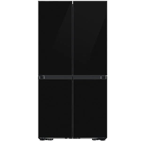 מקרר 4 דלתות מקפיא תחתון 852 ליטר Samsung RF88DB9623BK BESPOKE זכוכית שחורה - יבואן רשמי