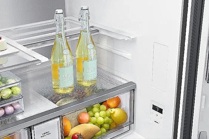SAMSUNG RF72DG9620SR – מקרר 4 דלתות סמסונג יוקרתי עם מקפיא תחתון, קירור Triple Cooling ונפח 678 ליטר | יבואן רשמי משלוח מהיר