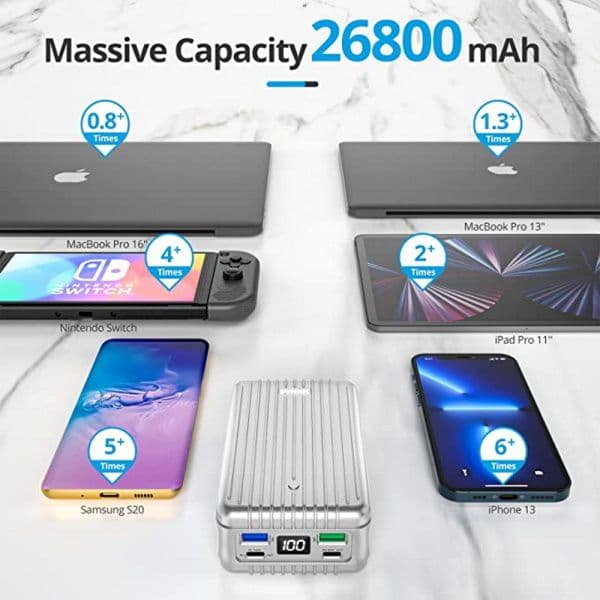 סוללת גיבוי ניידת Zendure SuperTank Pro - 26800mAh