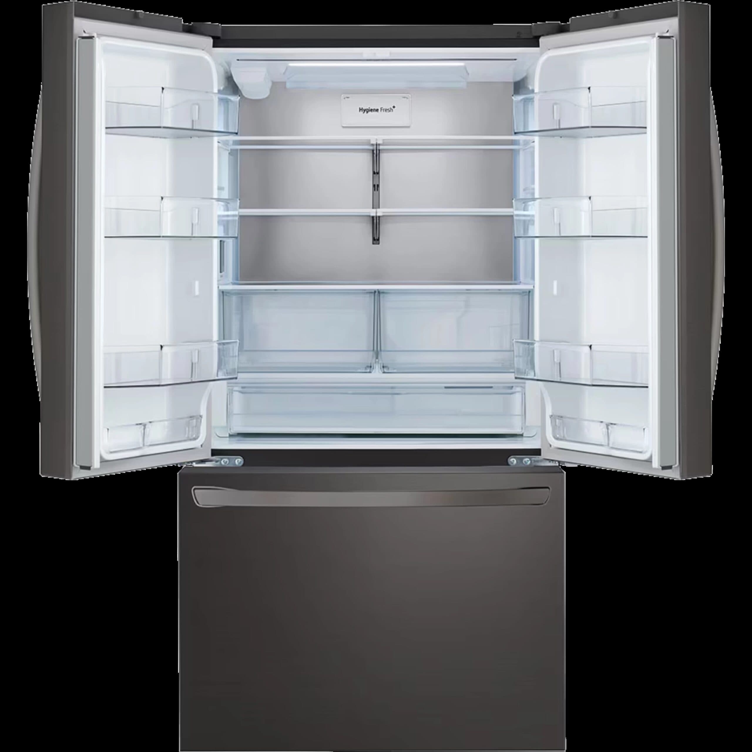 מקרר 3 דלתות מקפיא תחתון LG GR-B278SE נפח 750 ליטר | No Frost | התקן שבת | נירוסטה מוברשת | יבואן רשמי