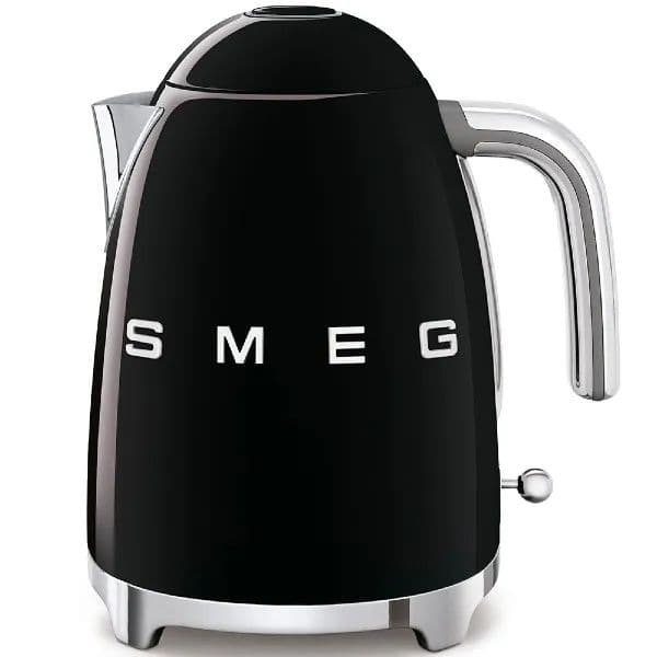 קומקום חשמלי SMEG KLF03BLEU שחור מבריק 1.7 ליטר – עיצוב רטרו איטלקי | משלוח מהיר