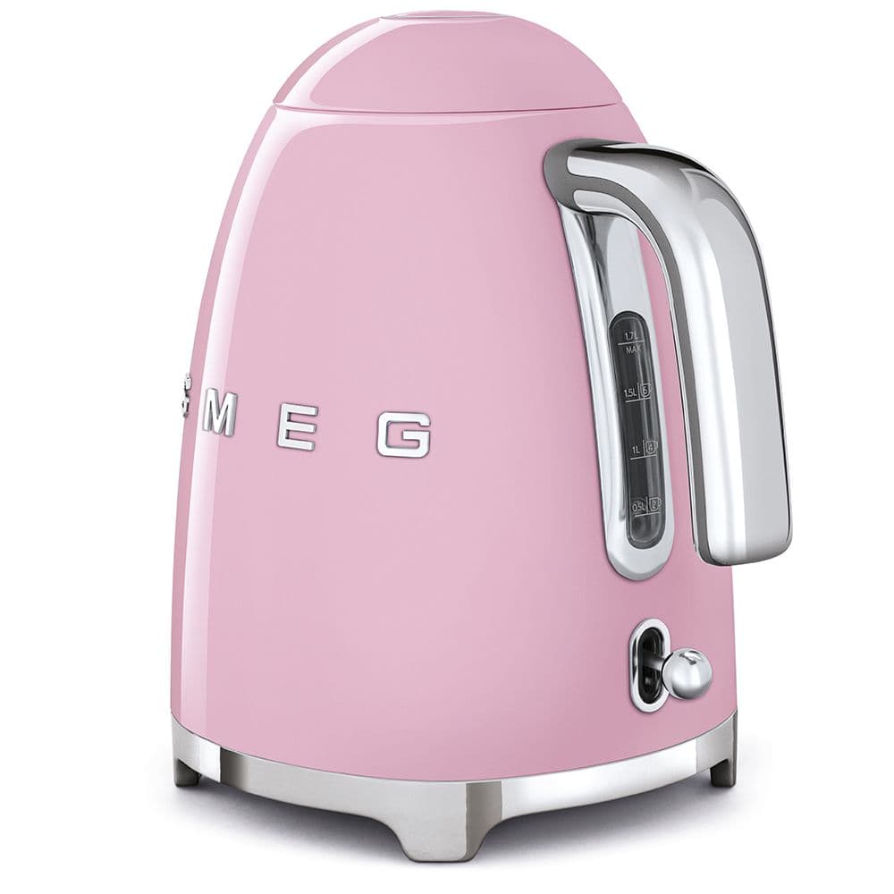 קומקום חשמלי 1.7 ליטר SMEG KLF03PKEU צבע ורוד |  משלוח מהיר