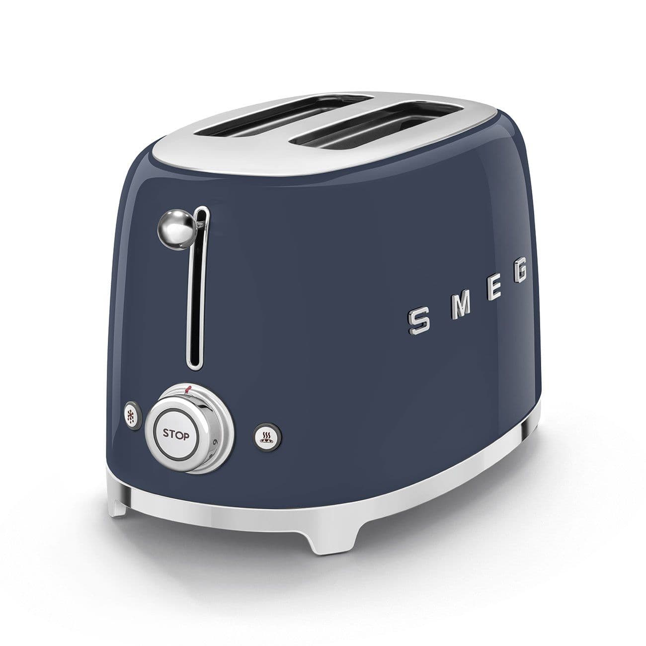 SMEG TSF01NBEU - מצנם 2 פרוסות סמג בעיצוב רטרו איטלקי 950W עם 6 דרגות קלייה בצבע כחול נייבי | משלוח מהיר
