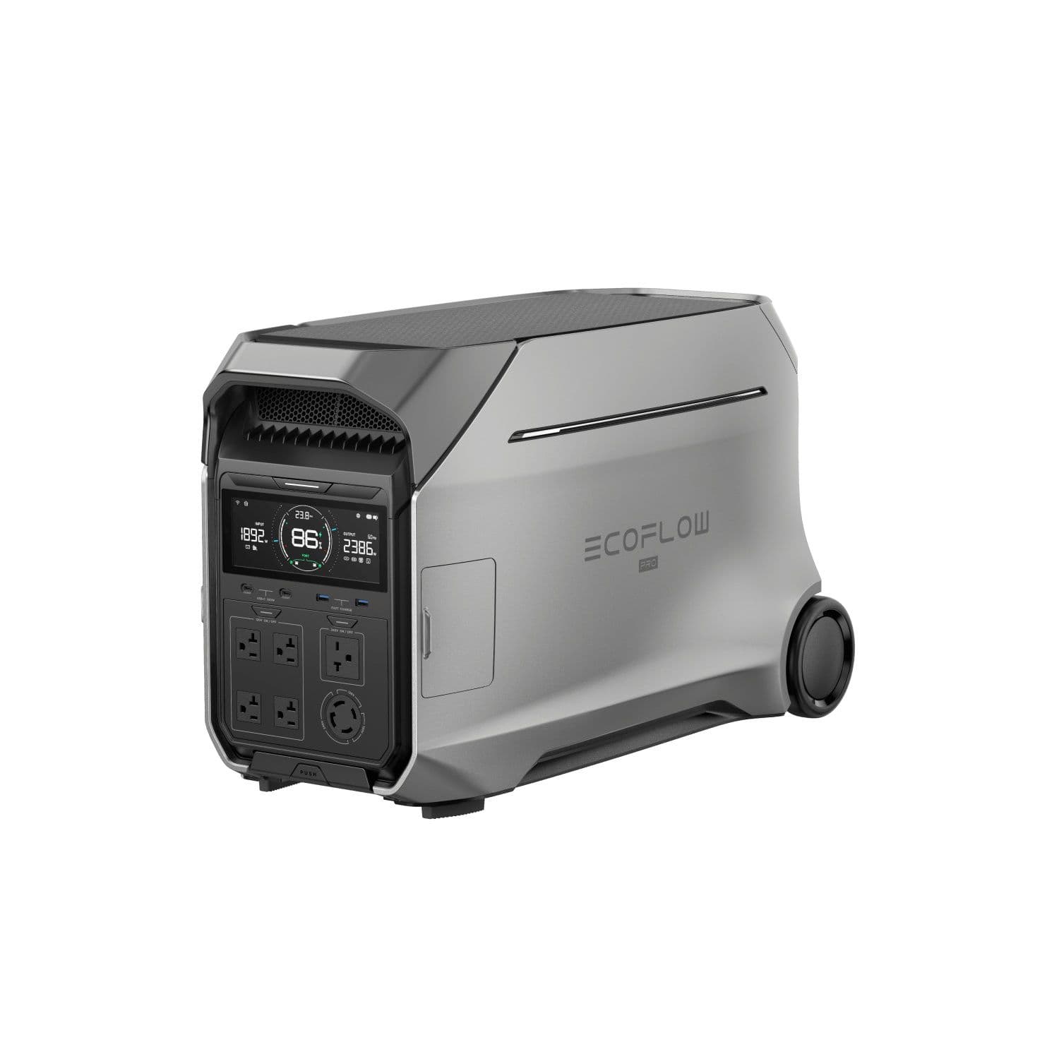 תחנת כוח ניידת EcoFlow Delta Pro 3 בהספק 4096Wh עוצמתית לבית ולחירום טעינה סולארית מהירה | יבואן רשמי