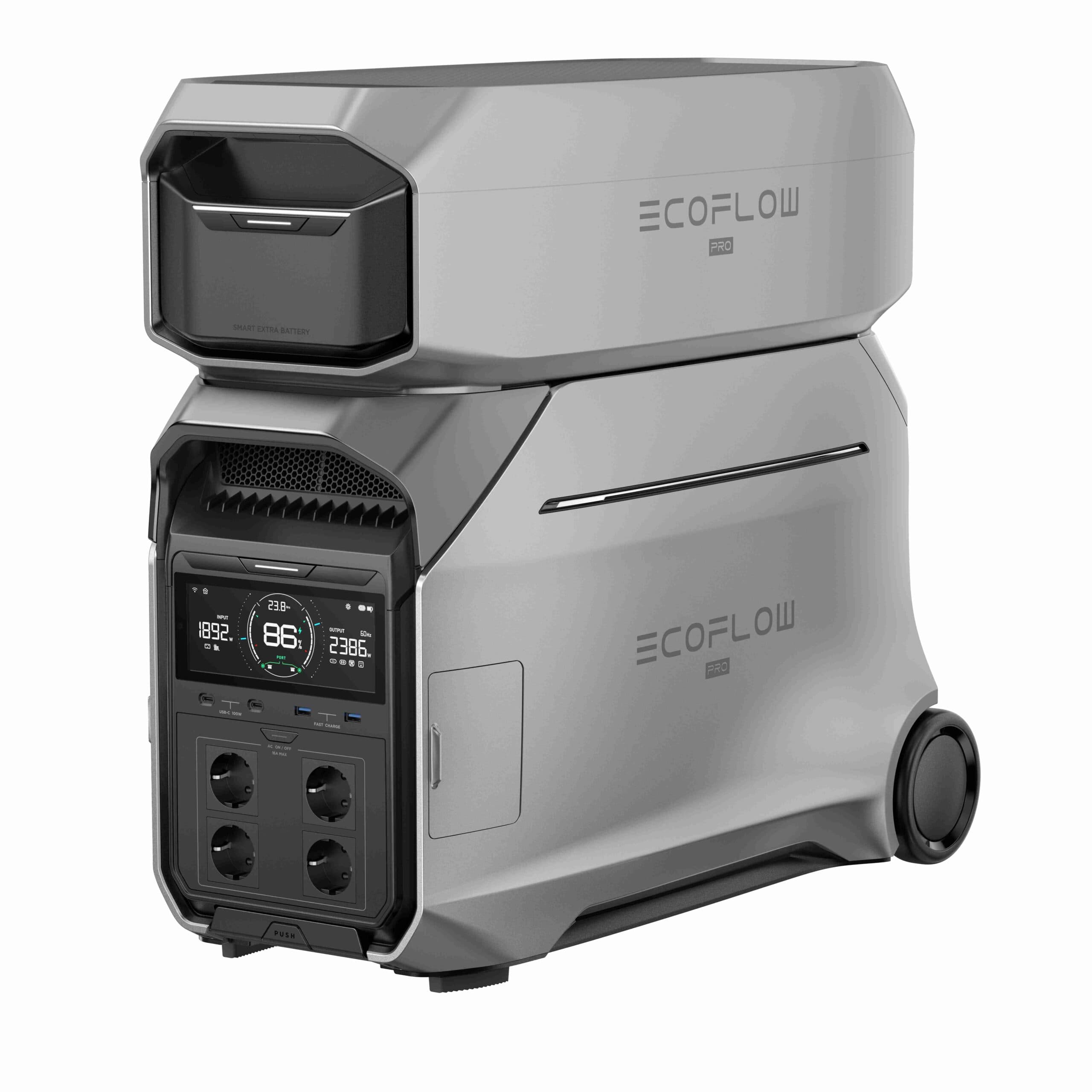 תא הרחבה לתחנת כוח EcoFlow DELTA Pro 3 – קיבולת 4096Wh לגיבוי חשמל מתקדם | יבואן רשמי