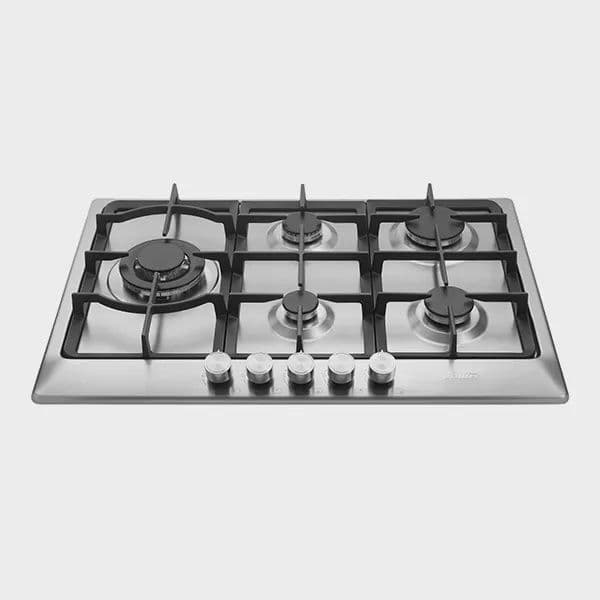 כיריים גז 5 להבות Sauter SHE7250IX תוצרת איטליה - צבע נירוסטה - יבואן רשמי | משלוח מהיר