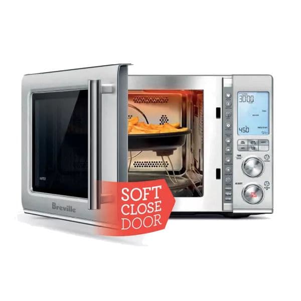 מיקרוגל משולב תנור 34 ליטר Breville BMO870BSS | Combi Wave™ 3 in 1 | AirFry | יבואן רשמי