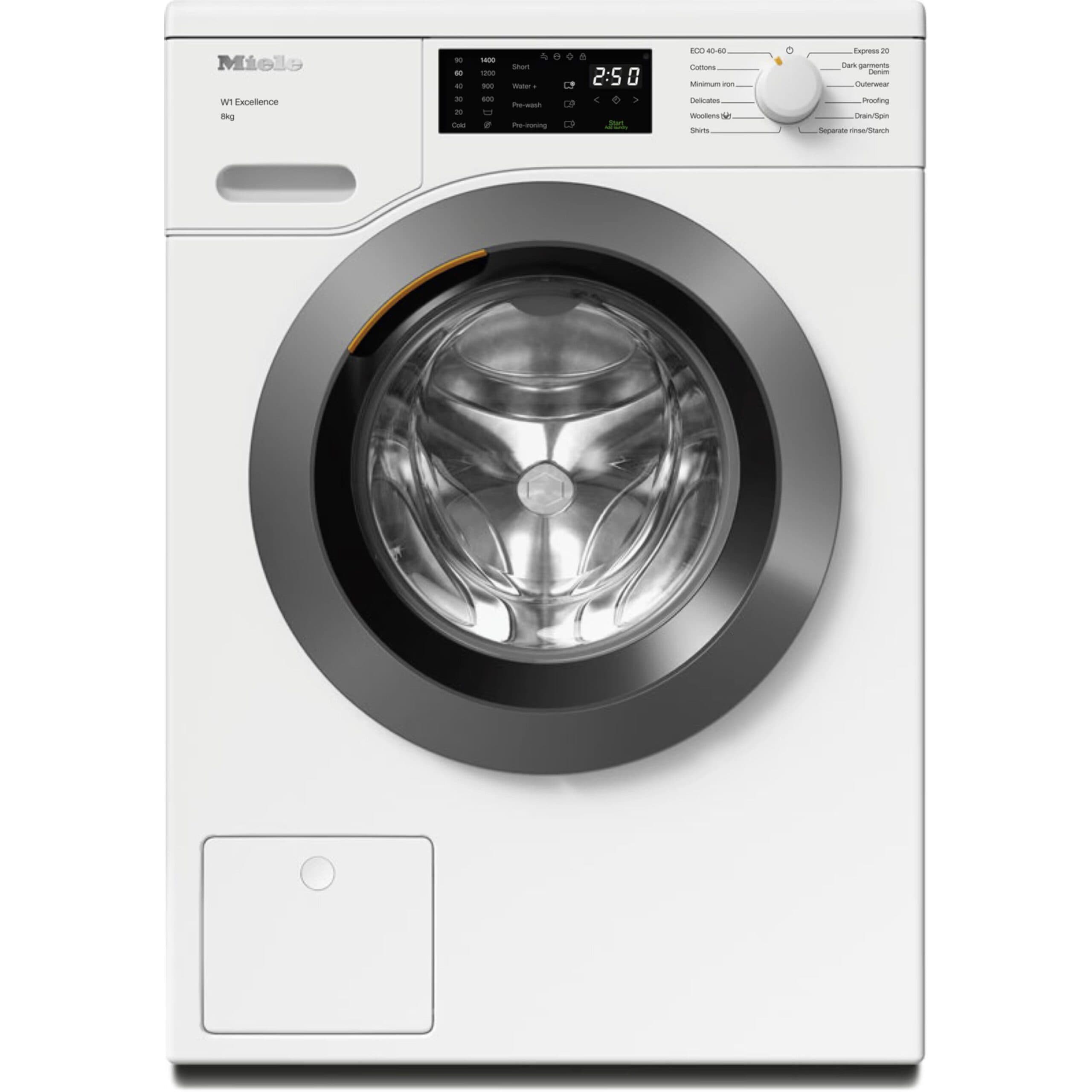 מכונת כביסה פתח קדמי 8 ק"ג Miele WED025WCS לבן - אחריות יבואן רשמי