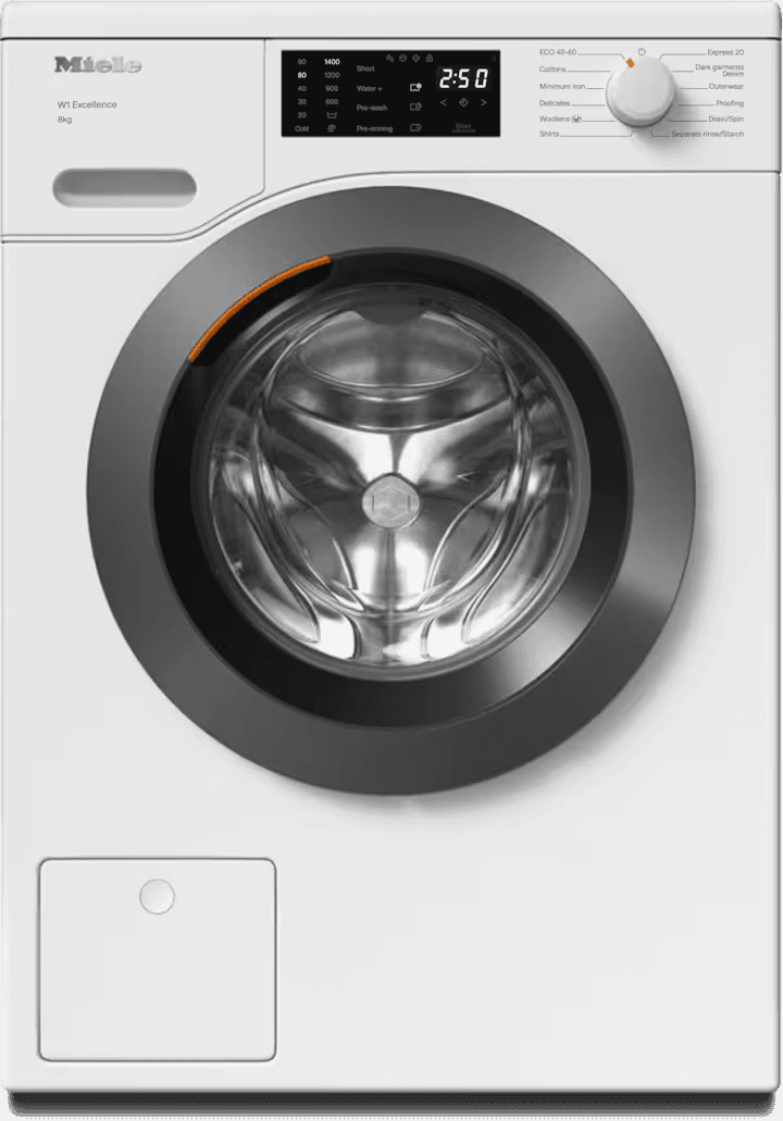 מכונת כביסה פתח קדמי 8 ק"ג Miele WED025WCS לבן - אחריות יבואן רשמי