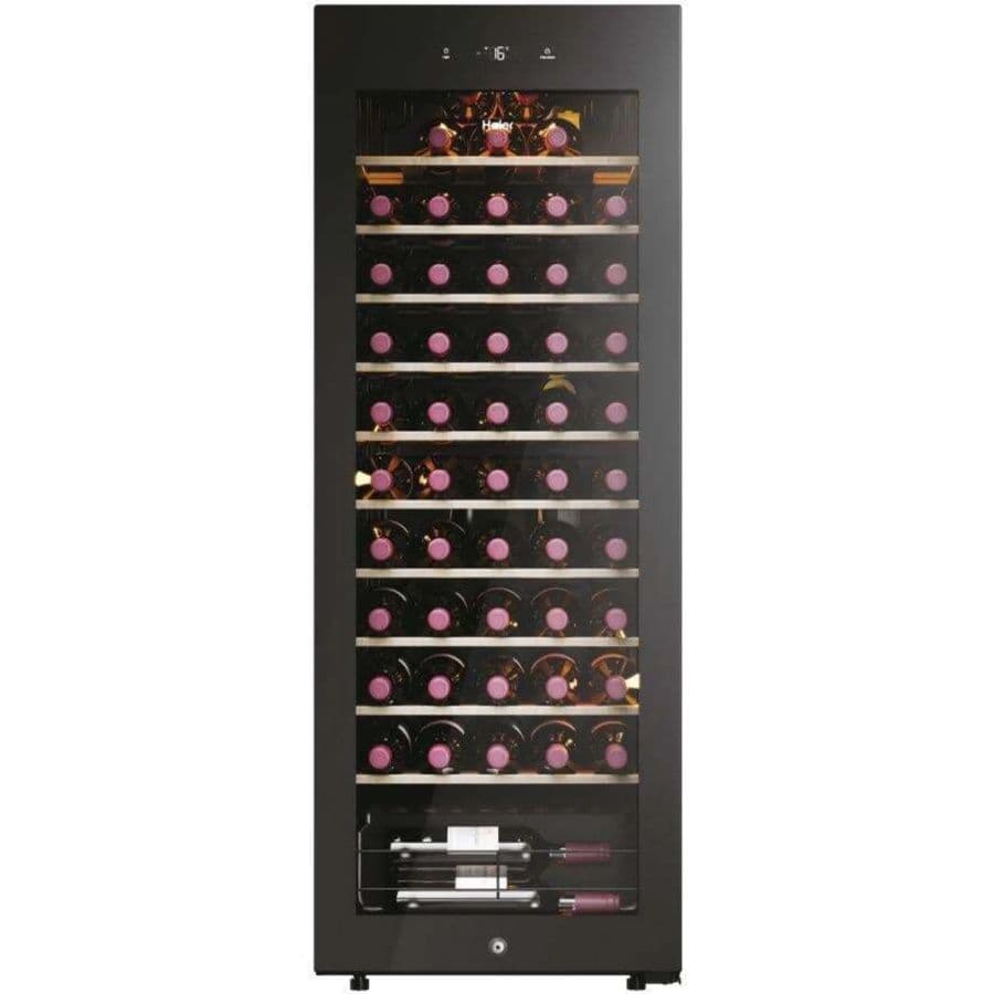 מקרר יין 58 בקבוקים Haier HWS58GGH1 עם דלת Anti-UV ובקרת לחות | יבואן רשמי