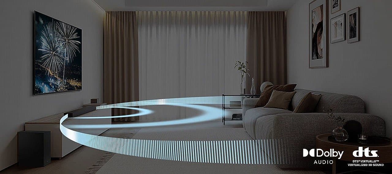 מקרן קול SAMSUNG HW-B750D עם 5.1 ערוצים וסאב וופר  | סמליין-משלוח מהיר