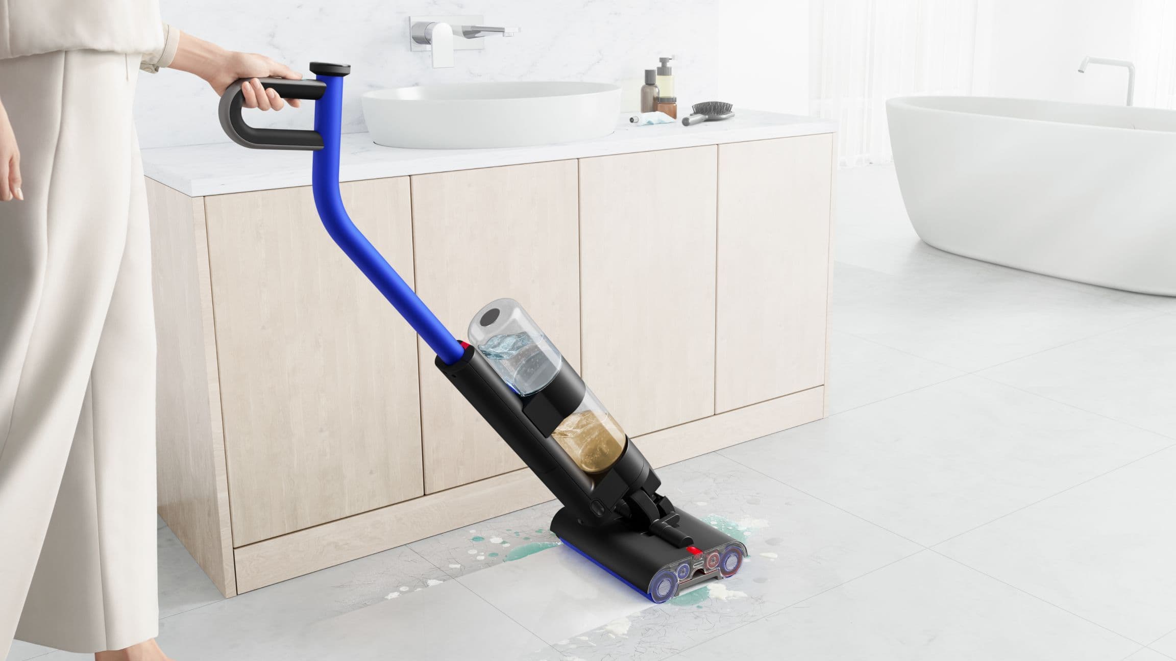 Dyson Wash G1 – שואב שוטף אלחוטי חכם לניקוי רטוב ויבש | יבואן רשמי