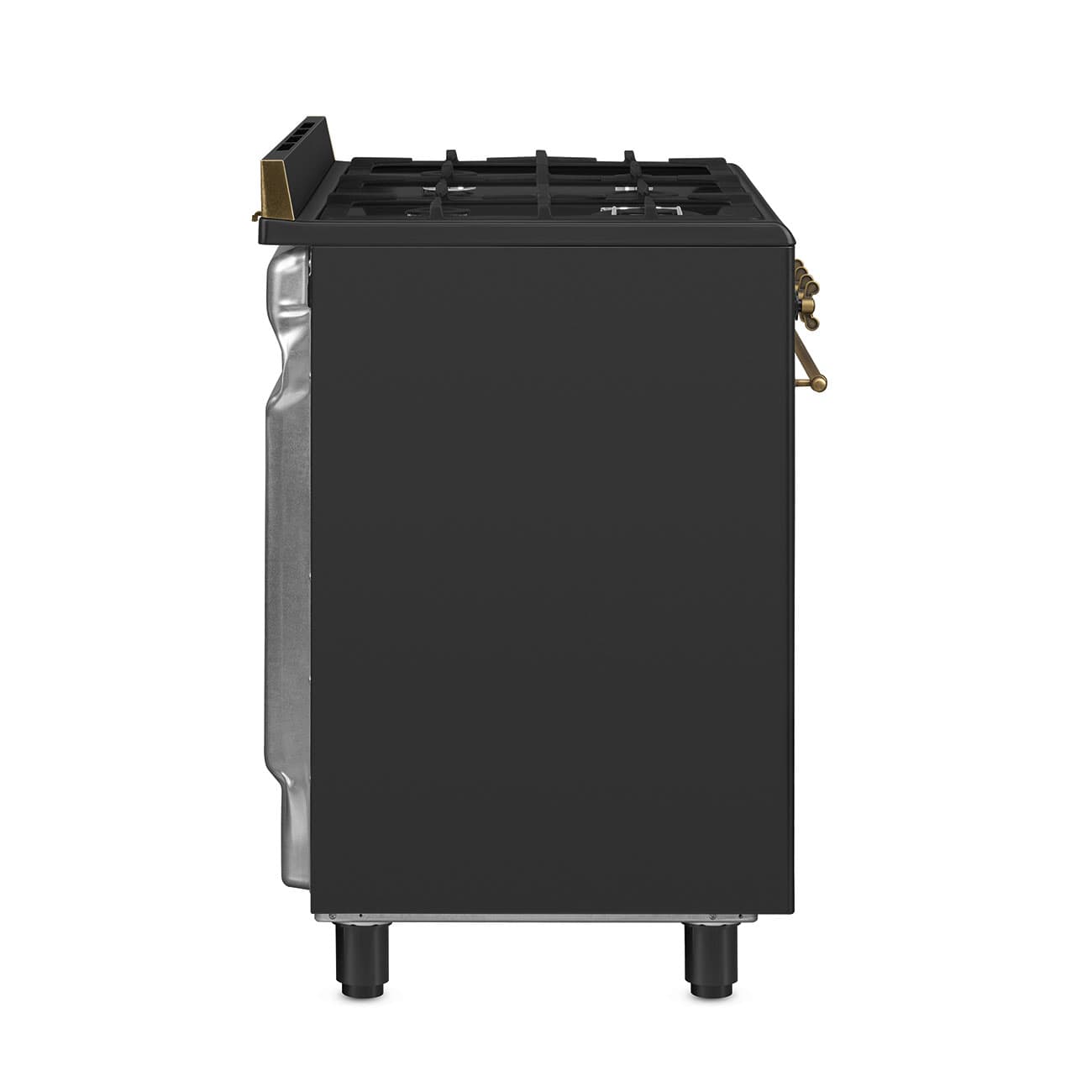 SMEG CO96 Black - תנור משולב כיריים גז ברוחב 90 ס״מ 6 להבות עיצוב איטלקי