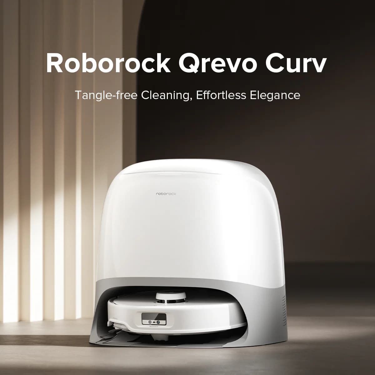 שואב אבק רובוטי שוטף Roborock Qrevo Curv עם תחנת עגינה חכמה | יבואן רשמי-משלוח מהיר