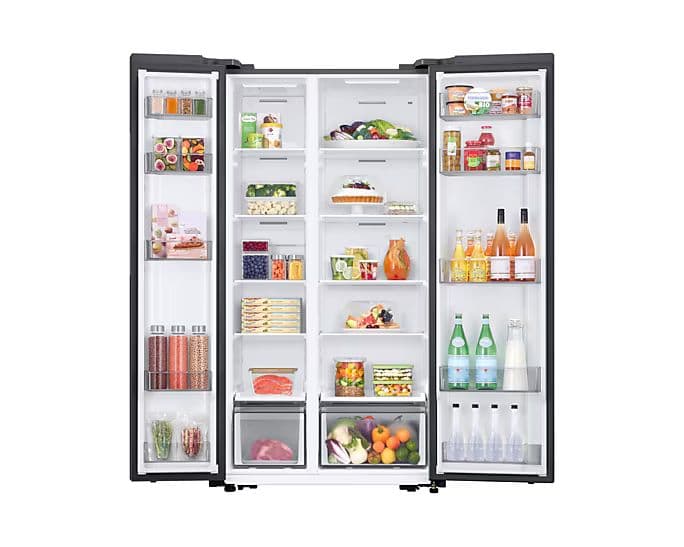 מקרר דלת ליד דלת 583 ליטר סמסונג Samsung RS57DG400 | סילבר עם Space Max