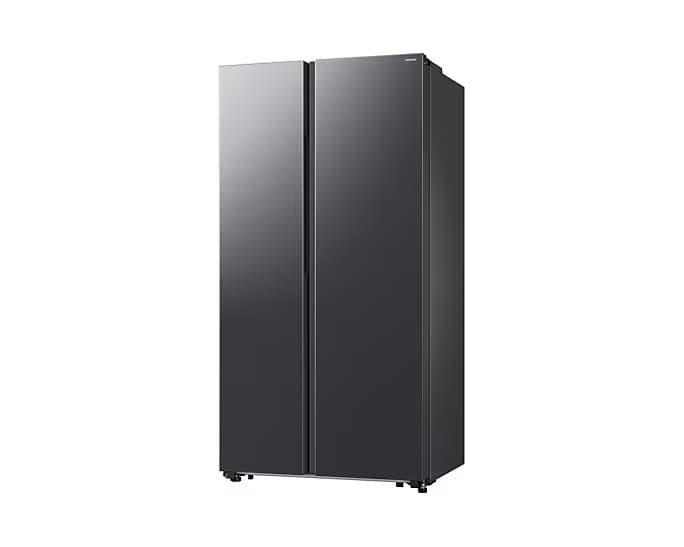 מקרר דלת ליד דלת 583 ליטר סמסונג Samsung RS57DG400 עם Space Max נירוסטה מושחרת | משלוח מהיר