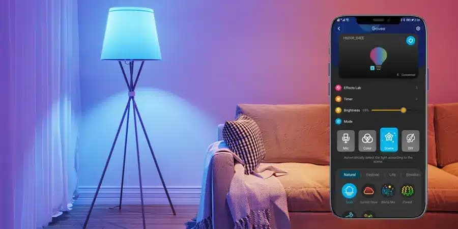 נורה חכמה – Govee Wi-Fi + Bluetooth Smart LED Bulb