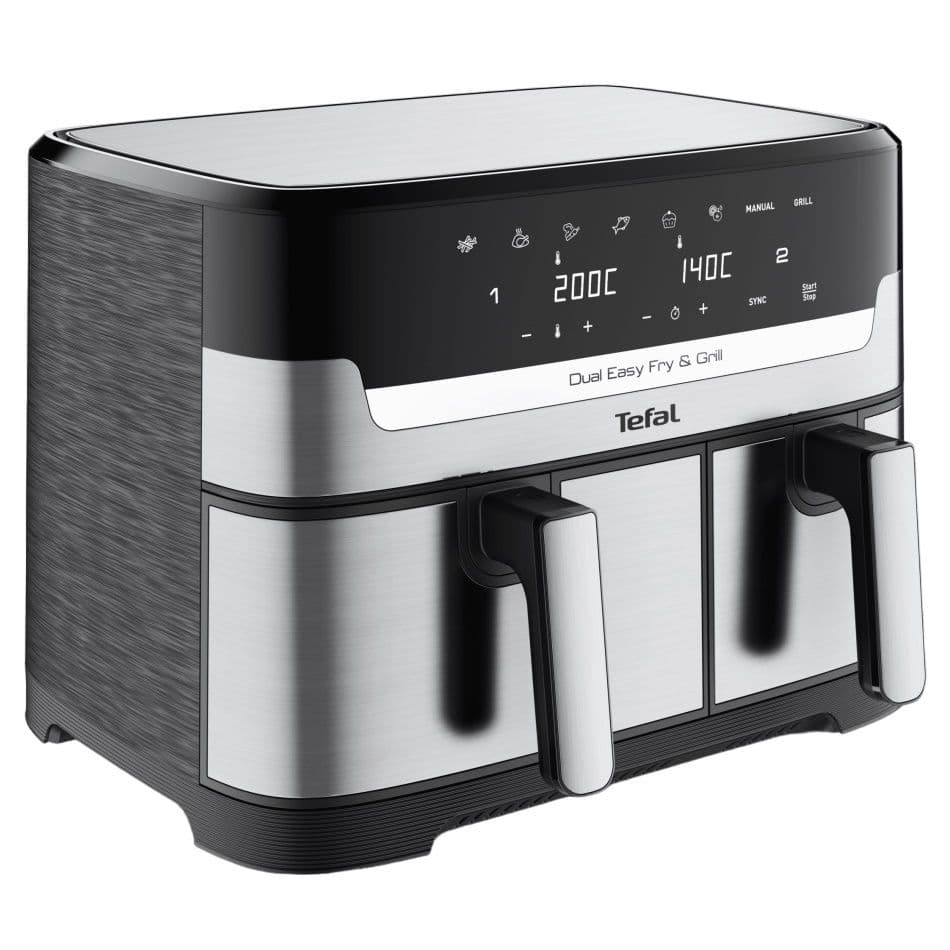 סיר גריל ובישול בריא דו-תאי 8.3 ליטר Tefal EY905D40