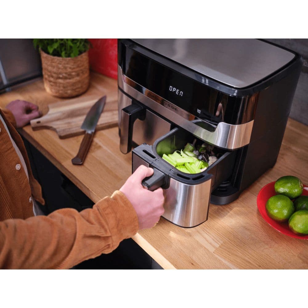 סיר גריל ובישול בריא דו-תאי 8.3 ליטר Tefal EY905D40