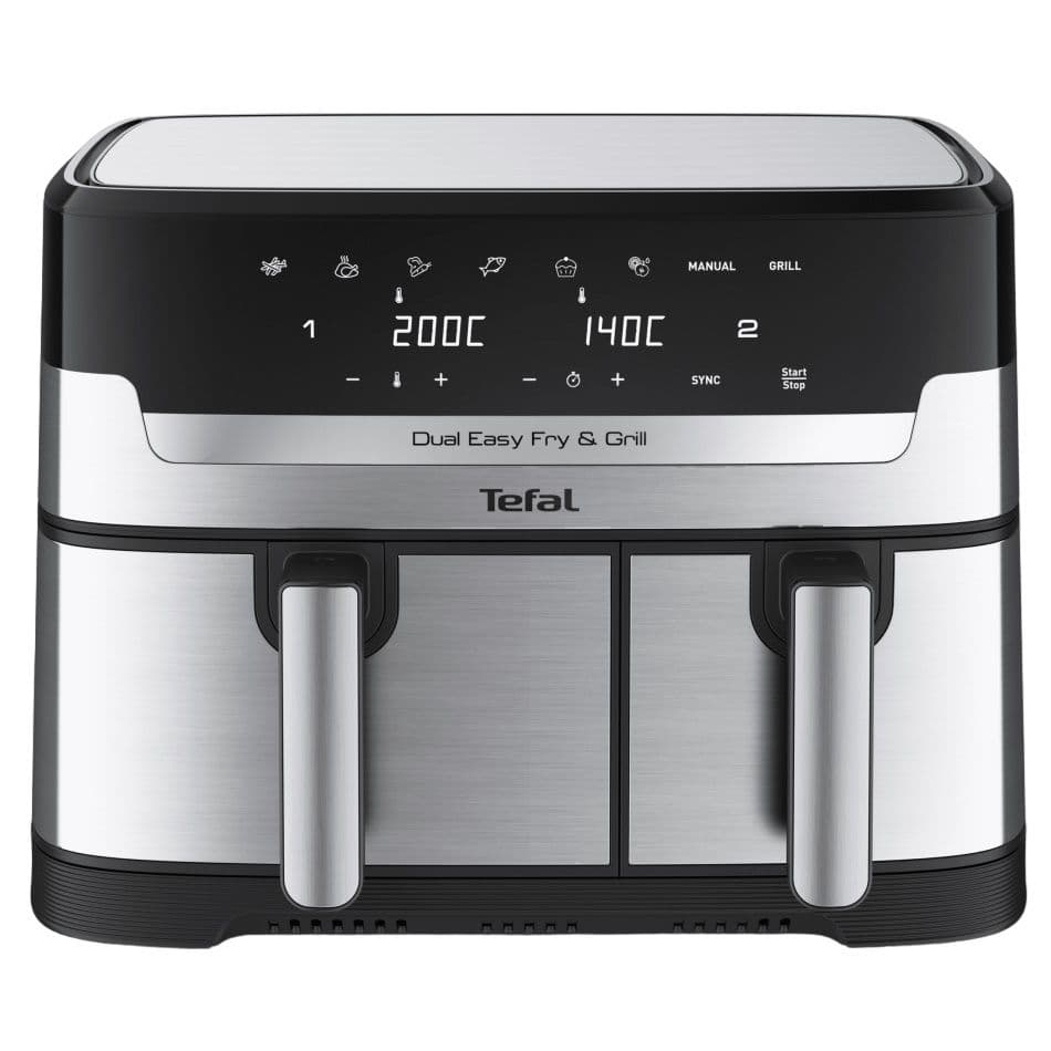 סיר גריל ובישול בריא דו-תאי 8.3 ליטר Tefal EY905D40