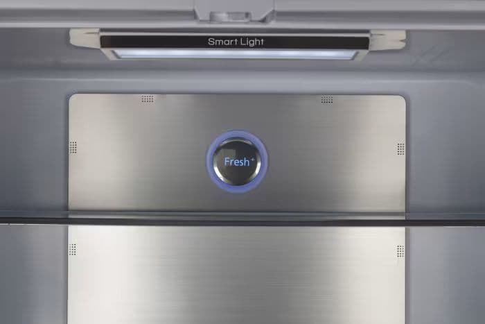 מקרר 4 דלתות מקפיא תחתון 580 ליטר GENERAL GE585GB זכוכית שחורה