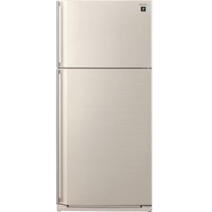 מקרר מקפיא עליון 2 דלתות Sharp SJ-3850-BE שארפ 588 ליטר No Frost בז' עם פיקוד שבת - יבואן רשמי