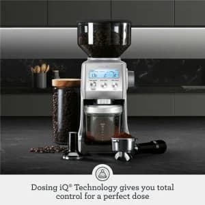 מטחנת קפה דיגיטלית מקצועית Breville Smart Grinder Pro BCG820BSS עם 60 דרגות טחינה | נירוסטה | יבואן רשמי