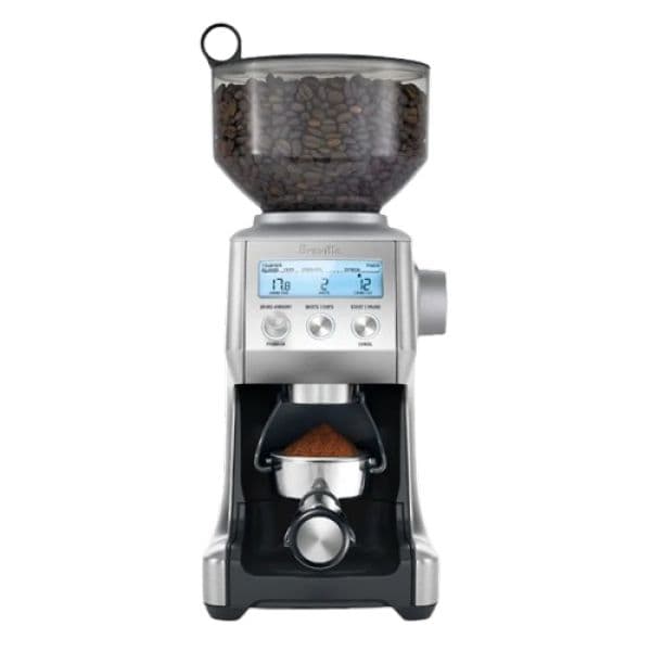 מטחנת קפה דיגיטלית מקצועית Breville Smart Grinder Pro BCG820BSS עם 60 דרגות טחינה | נירוסטה | יבואן רשמי