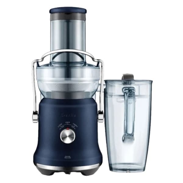 מסחטת מיץ Breville BJE530DBL – מיץ בריא במהירות, פתח 88 מ"מ, מיכל 2 ליטר | יבואן רשמי