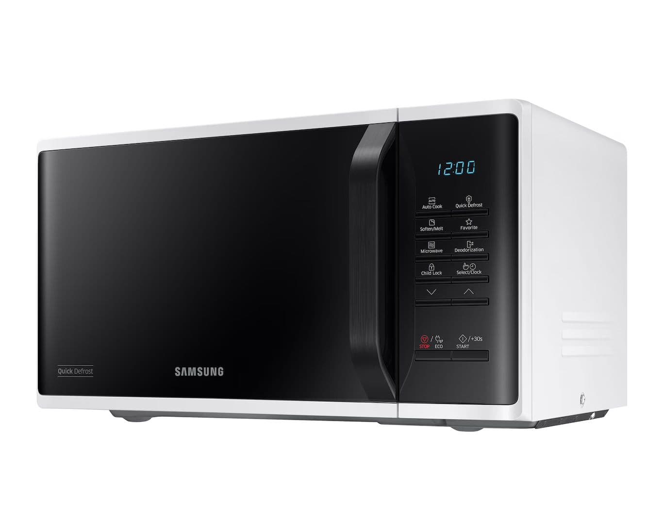 מיקרוגל Samsung MS23K3513AW – בנפח 23 ליטר 800W עם ציפוי קרמי אנטיבקטריאלי | יבואן רשמי משלוח מהיר