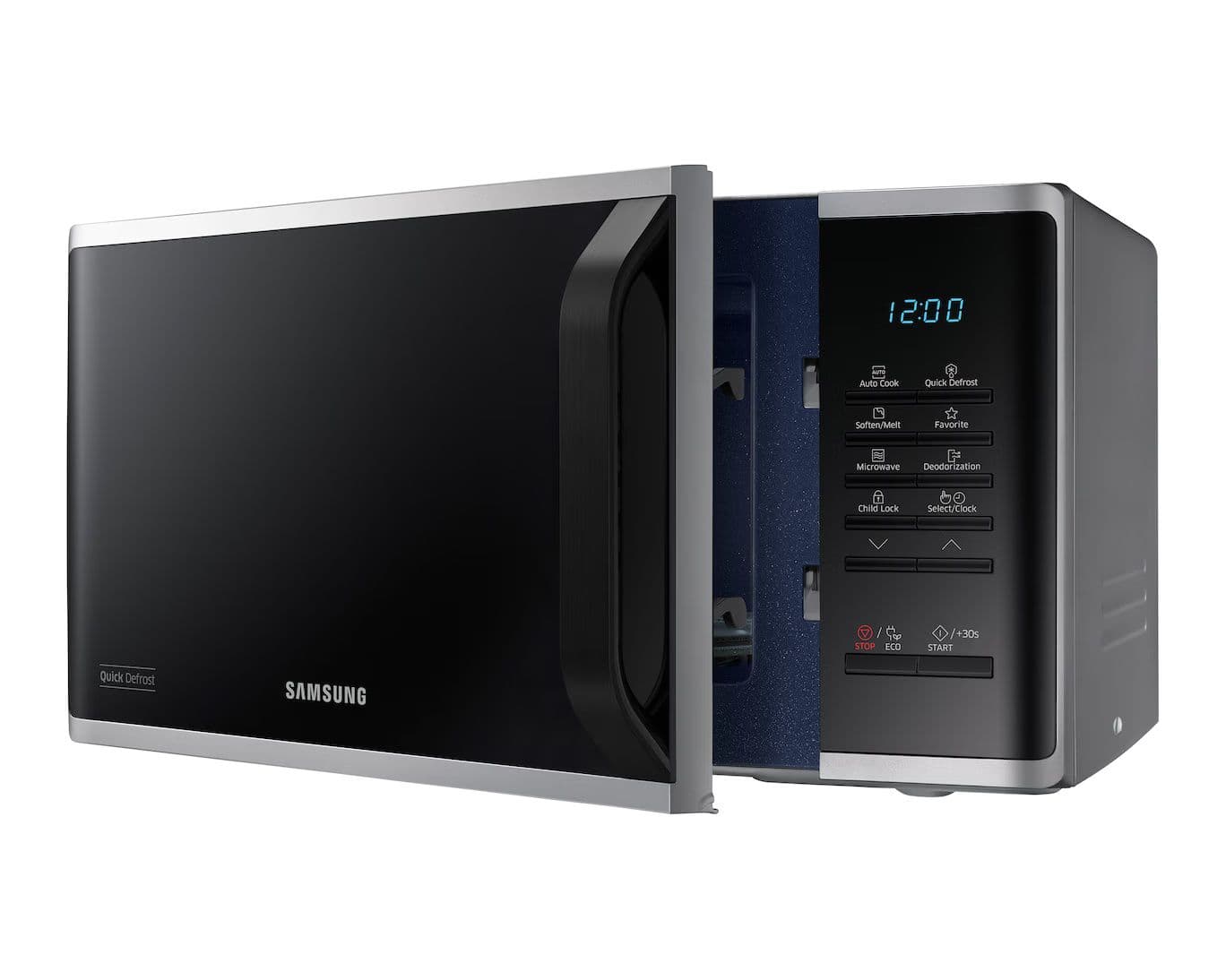 Samsung MS23K3513AS - מיקרוגל סמסונג 23 ליטר 800W עם ציפוי קרמי אנטיבקטריאלי | יבואן רשמי משלוח מהיר