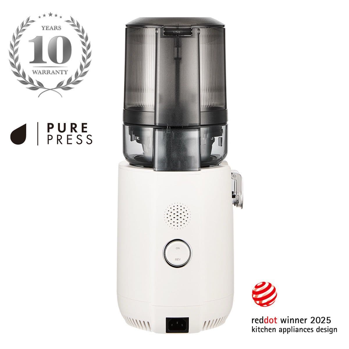 HUROM E50ST – מסחטת מיצים איטית קומפקטית עם Smart Hopper ושני מסננים | יבואן רשמי-משלוח מהיר