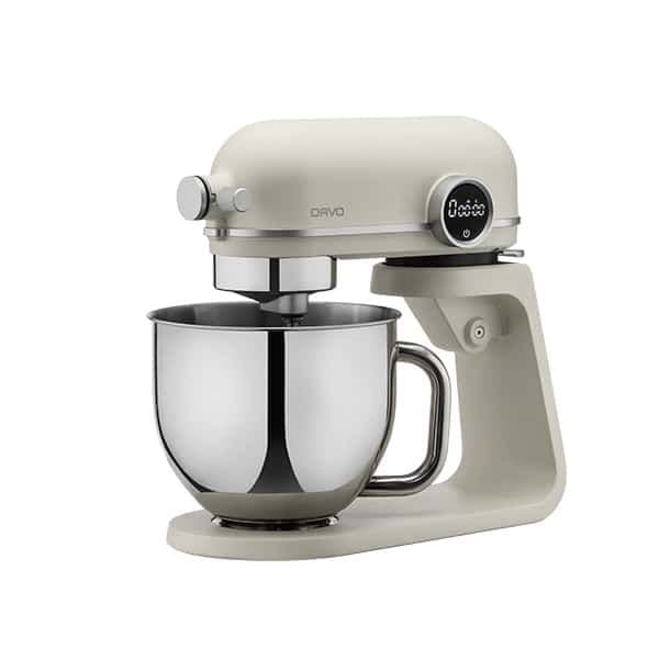 DAVO CHIC DSM5270 - מיקסר מקצועי 1400W עם שתי קערות, טיימר ותצוגת LED צבע לבן מרענן | יבואן רשמי משלוח מהיר
