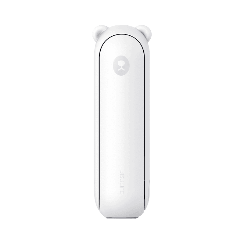 מאוורר כיס נייד USB JISULIFE דגם 8 LIFE צבע לבן - יבואן רשמי