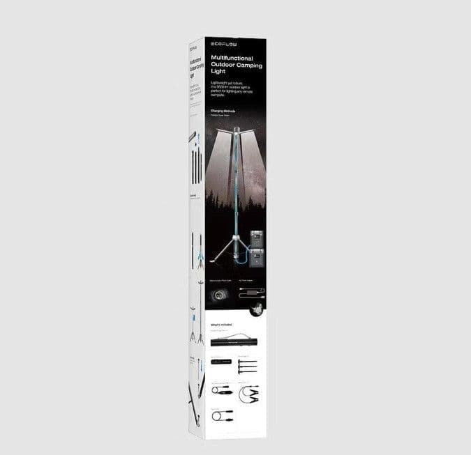 תאורת שטח ניידת טלסקופית ECOFLOW כולל שלט 12V - יבואן רשמי