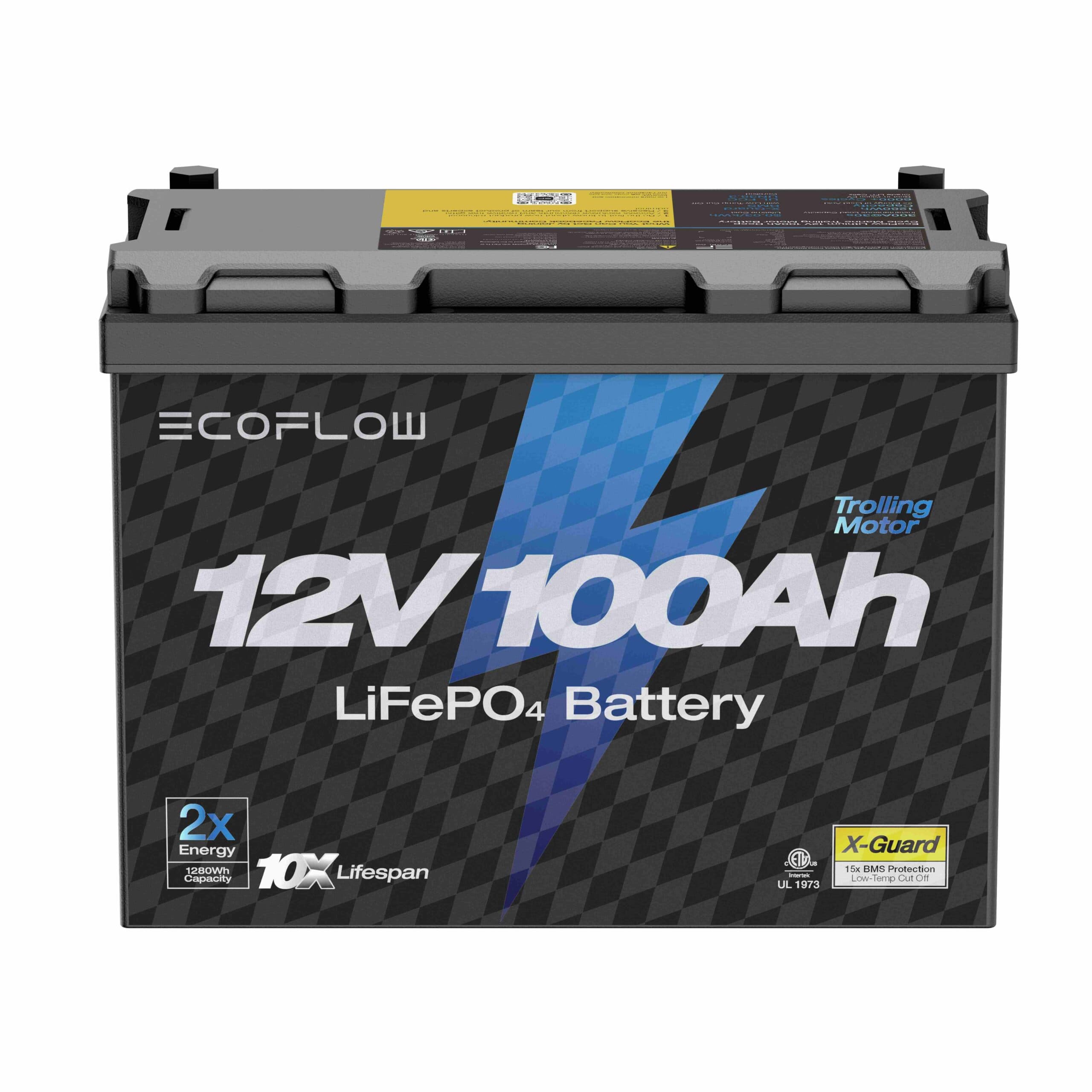 מצבר ליתיום ECOFLOW LIFEPO4 12V 100Ah - יבואן רשמי