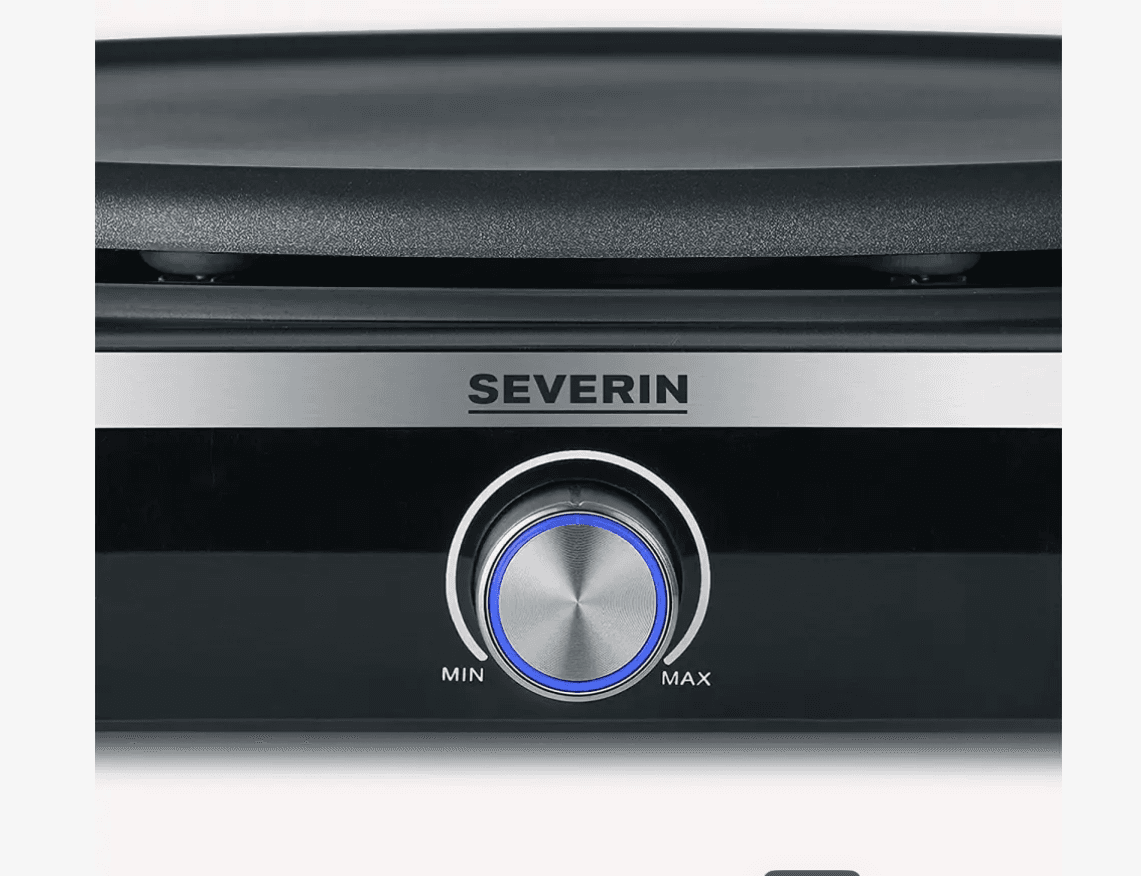 מכשיר להכנת קרפ Severin CM2199 – פלטת XXL נשלפת 38 ס"מ עם ציפוי Non-Stick | יבואן רשמי-משלוח מהיר