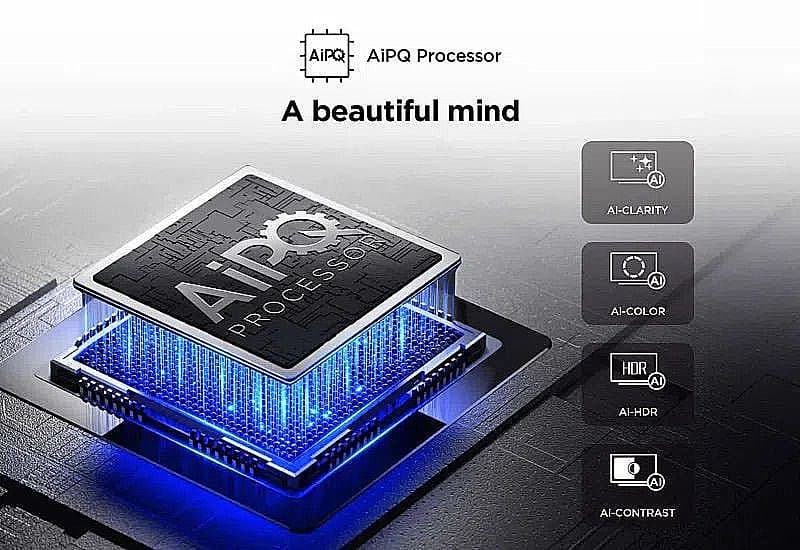 טלוויזיה חכמה 50 אינץ' דגם QLED 4K סדרה TCL 50P7K עם Google TV | יבואן רשמי