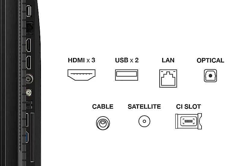 טלוויזיה חכמה 50 אינץ' דגם QLED 4K סדרה TCL 50P7K עם Google TV | יבואן רשמי