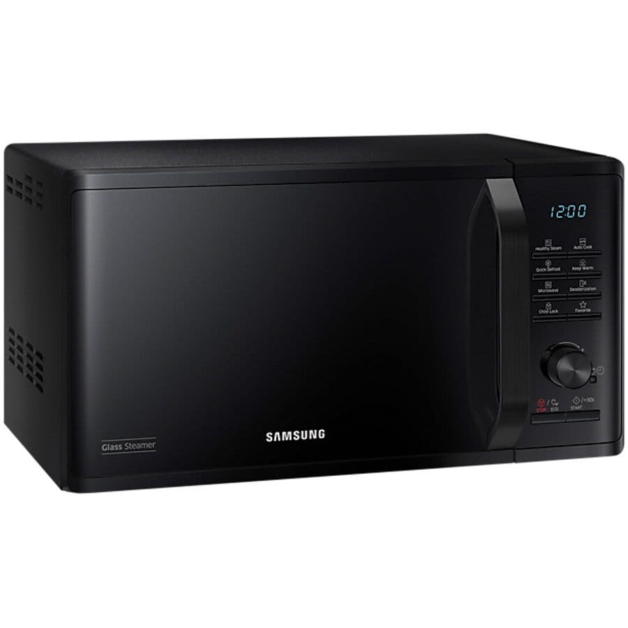מיקרוגל Samsung MS23K3555EK ‏23 ליטר עם אידוי בריא וציפוי קרמי צבע שחור | יבואן רשמי