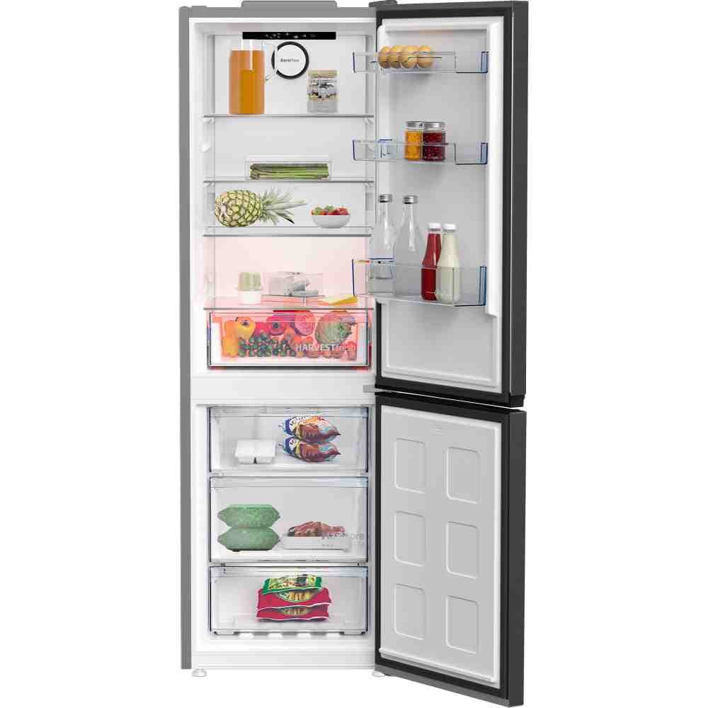 Beko RCNE365XBR מקרר 2 דלתות מקפיא תחתון בקו 316 ליטר ProSmart™ Inverter נירוסטה מושחרת - יבואן רשמי