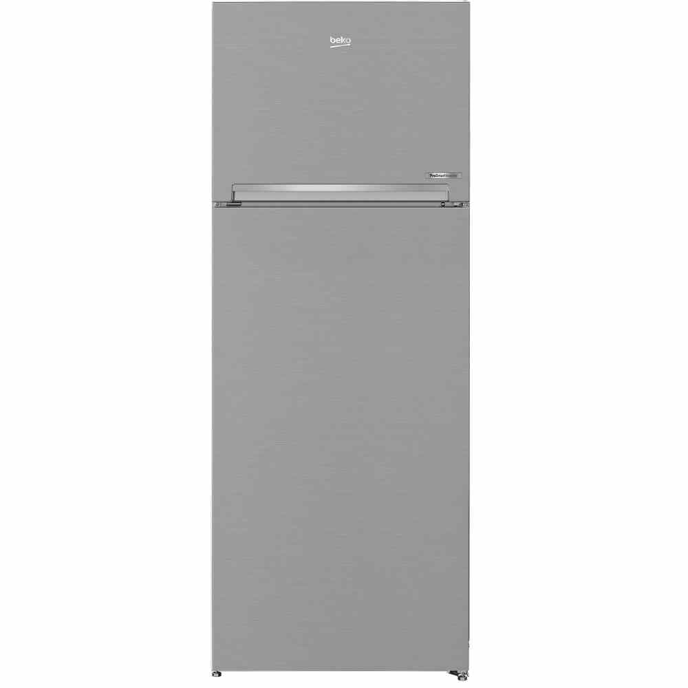 מקרר 2 דלתות BEKO RDNE458M10XB בקו, מקפיא עליון, 406 ליטר-נירוסטה | יבואן רשמי