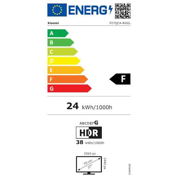 מסך מחשב Xiaomi 2K Gaming Monitor G27Qi P27QCA-RGGL QHD שיאומי | יבואן רשמי