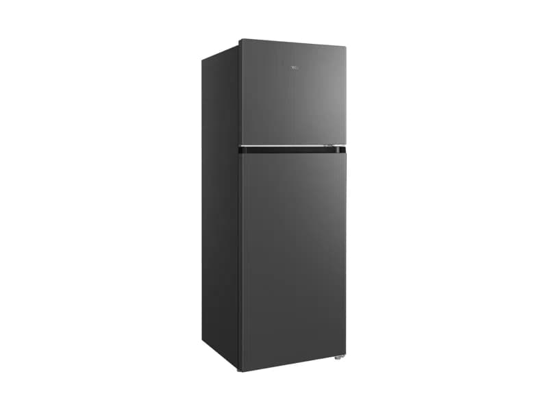 מקרר 2 דלתות TCL P370TM טי סי אל, מקפיא עליון, 249 ליטר, נירוסטה מושחרת