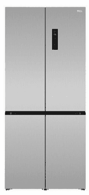 מקרר 4 דלתות TCL P560CDN טי סי אל, מקפיא תחתון, 470 ליטר, נירוסטה