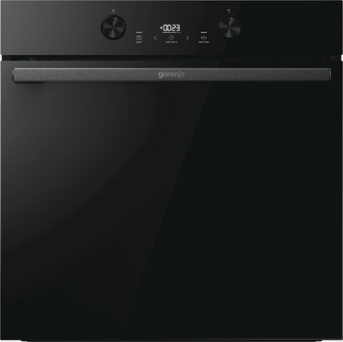 תנור בילד אין Gorenje BPS6737E04DBG פירוליטי, זכוכית שחורה, 60 ס"מ, 77 ליטר
